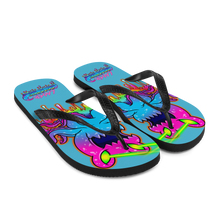 Load image into Gallery viewer, candy blue classic octo - flip-flops
